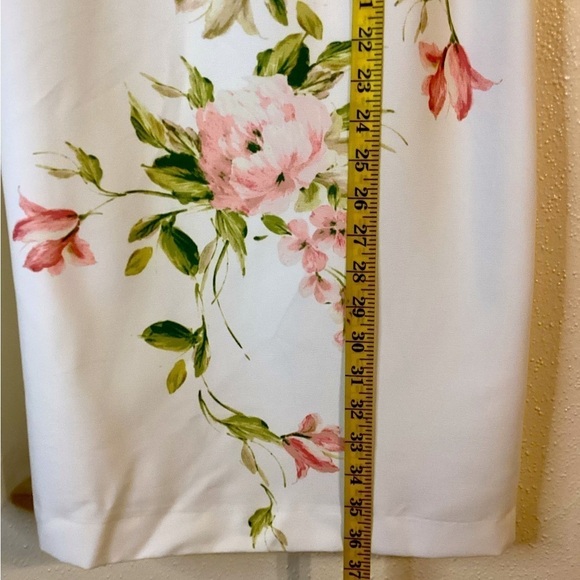 Alex Marie Ivory Pink Blush Floral Colorful Size 6 - Picture 5 of 11
